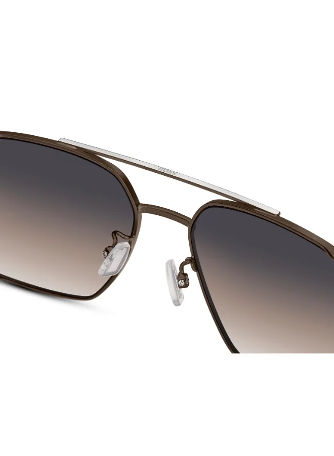 هوجو بوس Rectangular Hugo Boss Sunglasses